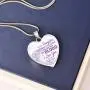 to My Daughter I Love You Necklace Jewelry Gift Love Mom to Daughter 2021 Birthday Christmas School College University Graduation Gifts