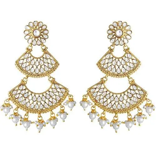 Aheli Classic Drop Earrings for Women Girls Indian Traditional Bollywood Jewelry