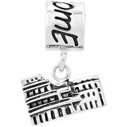 LovelyCharms Travel Landmark Series Charm Dangle Beads for European Bracelets