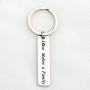 KUIYAI Adoption Keychain Love Makes A Family Keyring Step Parent Keychain Father Mother Child Gift