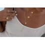 espere CZ Pear Drop Lariat Necklace 16'' with 2.75'' Y Drop Adjustable, 3 Colors Available