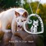ONEFINITY Fox Necklace Sterling Silver Origami Fox Pendant Necklace for Women Jewelry Gifts