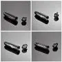 HooAMI Bullet Pendant Necklace Stainless Steel Cremation Urn Ash Memorial Keepsake Jewelry for Men HooAMI Bullet Pendant Necklace Stainless Steel Cremation Urn Ash Memorial Keepsake Jewelry for Men