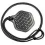 Wallystone Gems Shungite Pendants Sacred Geometry Engraving