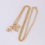 MIXIA Chic Trendy Male Alloy Gold Color Lion Pendant Necklace for Men Boys Fashion Animal Charm Necklace Jewelry