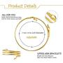 2 Pack Metal Snake Armband Swirl Snake Spiral Upper Arm Cuff Armlet Bangle Bracelet Egyptian Costume Accessory for Women Gold
