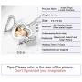 925 Sterling Silver Personalized Photo Heart Locket Necklace Forever in My Heart Custom Add Your Text That Holds Pictures for Women Men Kids