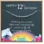 EFYTAL 12th Birthday Gifts for Girls, 925 Sterling Silver Beaded Bar Necklace on Unicorn Card, 12 beads for 12 Year Old Girl, Bat Mitzvah Gift for Daughter or Niece EFYTAL 12th Birthday Gifts for Girls, 925 Sterling Silver Beaded Bar Necklace on Unicorn Card, 12 beads for 12 Year Old Girl, Bat Mitzvah Gift for Daughter or Niece