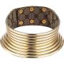 African Choker Punk Necklace Gothic African Collar Chunky African Necklace Gold Tone Necklaces for Women Men Christmas Birthday Gift