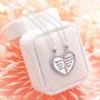 S925 Sterling Silver Best Friend Necklaces Heart 2 Piece Gifts Women Teen Girls Friendship BFF Pendant Necklace Set