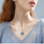 Tree of Life Urn Necklaces for Ashes Sterling Silver Abalone Shell Gymnastics Tree of Life Cremation Jewelry for Ashes Memory Jewelry for Women Men