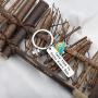 FUSTMW Happy Camper RV Keychain Camping Gift Trailer Vacation Campers Jewelry Take Time to Enjoy Every Day