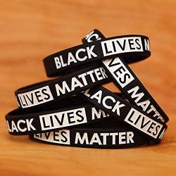 Black Lives Matter (Pack of 5) Silicone Wristband Bracelet