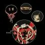 EVER FAITH Austrian Crystal CZ Enamel 2 Phoenix Bird Animal Lover Necklace Earrings Set