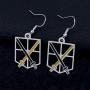 KANGSHUN Anime Cartoon Cosplay Jewelry Metal Attck Titan Earrings Gifts for woman girl