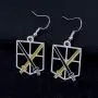 KANGSHUN Anime Cartoon Cosplay Jewelry Metal Attck Titan Earrings Gifts for woman girl
