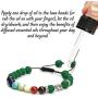 Chakra Bracelets-Natural Semi Precious Gemstones-Also Suitable as Best Friend Couples Distance Bracelets for 2-Essential Oil Diffuser Lava Bracelets-Rock Stone Beads-Healing Protection Energy Stress