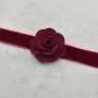 Paialco Wine Red Velvet Belt Gothic Choker Necklace 12-15 Inches Paialco Wine Red Velvet Belt Gothic Choker Necklace 12-15 Inches