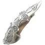OhDeal4U Full Finger Armor Ring Silver Pewter Metal Punk Gothic Various Styles OhDeal4U Full Finger Armor Ring Silver Pewter Metal Punk Gothic Various Styles