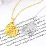 ChicSilver Coin Necklace 18K Gold/Platinum Plated Sterling Silver Vintage Circle Disc Special Coin Dainty Handmade Pendant Necklaces for Women (with Gift Box) ChicSilver Coin Necklace 18K Gold/Platinum Plated Sterling Silver Vintage Circle Disc Special Coin Dainty Handmade Pendant Necklaces for Women (with Gift Box)