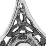 Silvershake Created Black Onyx 925 Sterling Silver Triquetra Celtic Knot Dangle Hook Earrings Silvershake Created Black Onyx 925 Sterling Silver Triquetra Celtic Knot Dangle Hook Earrings