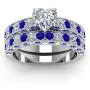 IOU 3pc Two Rings His Hers Wedding Ring Sets Couples Rings Womens White Gold Plated Heart CZ Wedding Engagement Ring Bridal Sets Mens Stainless Steel Wedding Band