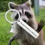 PENQI Raccoon Jewelry Raccoon Key Ring My Spirit Animal is a Raccoon Keychain Raccoon Lover Gift Animal Lover Gift Jewelry PENQI Raccoon Jewelry Raccoon Key Ring My Spirit Animal is a Raccoon Keychain Raccoon Lover Gift Animal Lover Gift Jewelry