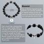 Semicolon Bracelet Mental Health Awareness Gift Suicide Prevention Awareness Depression Awareness Obsidian Bead Bracelet Semicolon Jewelry
