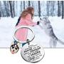 WSNANG Husky Keychain Dog Lover Gifts You are Braver Stronger Smarter Than You Think Keychain Inspirational Dogs Jewelry Husky Lover Gifts