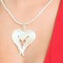 Montana Silversmiths Angel Heart Silver Necklace