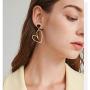 Jertom 14K Gold Plated Stud Earrings, Star Drop Dangle Earrings, Fashion Jewelry for Women Girls …