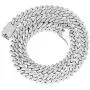 GOLD IDEA JEWELRY Hip Hop Heavy 14k Gold Plated /white gold Plated Full Iced Out Miami Cuban Link Chain Necklace or Bracelet 12MM