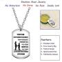 AGR8T Pendant Necklaces Son Birthday Graduation Gifts from Mom Stainless Steel - to My Son You are Braver Stronger Smarter Than You Think