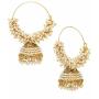Crunchy Fashion Bollywood Style Traditional Indian Jewelry Bahubali Jhumki Jhumka Earrings for Women/Girls