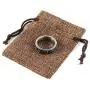 HZMAN 8mm Moon Star Sun Statement Ring Stainless Steel Boho Jewelry for Women Men