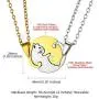 GOLDCHIC JEWELRY Stainless Steel/18k Gold Plated Mens Womens Yin Yang Necklace,Matching Necklaces for Couples/Mother Daugther/Best Friends,Couple/Mom Necklace