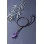 Top Plaza Natural Healing Crystal Stone Necklace Reiki Quartz Jewelry Half Heart Pendant Necklaces for Women Men Top Plaza Natural Healing Crystal Stone Necklace Reiki Quartz Jewelry Half Heart Pendant Necklaces for Women Men