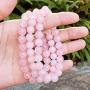Ollie West Set of 3 Crystal Bracelets - Healing Crystals, Energy, Worry Stone, Triple Protection Bracelets