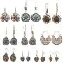 NEPAK 10 Pairs Vintage Bohemian Drop Dangle Earrings,Boho Dangle Earrings Jewelry Set Fashion Gifts for Women Girls NEPAK 10 Pairs Vintage Bohemian Drop Dangle Earrings,Boho Dangle Earrings Jewelry Set Fashion Gifts for Women Girls