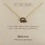 MaLove Lovely Elephant Inspirational Pendant Necklace, Handmade Gold-Tone Plated Pendant Necklace Jewelry Gift for Women