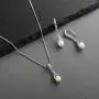 Mariell Wedding Necklace & Earrings CZ Jewelry Set with Dainty Freshwater Pearl for Bridesmaids & Brides Mariell Wedding Necklace & Earrings CZ Jewelry Set with Dainty Freshwater Pearl for Bridesmaids & Brides