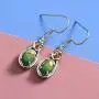 Shop LC Real 14K Yellow Gold Platinum Plated Green Western Turquoise Peridot Dangle Drop Earrings Mothers Day Gifts Shop LC Real 14K Yellow Gold Platinum Plated Green Western Turquoise Peridot Dangle Drop Earrings Mothers Day Gifts