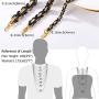 PROSTEEL 4MM/6MM/8MM Stainless Steel Necklace for Men Boys Women, Stylish and Cool, Byzantine Chain Black Gold Silver Tone, 18-30 Inches, Come Gift Box