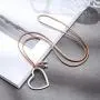 Jewelry Long necklace for women with Gold Silver Star Pendant Adjustable Rope Chain Chokers Necklaces