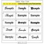 Beleco Jewelry Personalized Name Necklace For Women, Customized Nameplate 15 Fonts Style To Choose For Girlfriend, Dainty Nameplate Pendant, Gift For Her, Anniversary And Friendship Gift Ideas, 925 Sterling Silver Or 18K Gold Rose Plated