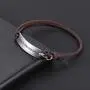 LIKGREAT Mens and Womens Inspirational Quote Leather Wrap Bracelet Engraved Stainless Steel Jewelry Adjustable