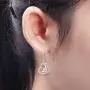 Heart Miraculous Ladybug Dangle Drop Earrings 925 Sterling sliver Pierced Hook Dainty Animal Jewelry Trendy Meraculas Hypoallergenic Earring for Sensitive Ears Gifts for Her