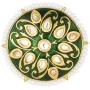 Aheli Indian Traditional Stone Studded Enamel Finger Ring Adjustable Wedding Party Fashion Jewelry for Women Teen Girls