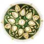 Aheli Indian Traditional Stone Studded Enamel Finger Ring Adjustable Wedding Party Fashion Jewelry for Women Teen Girls