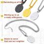 ChainsPro St. Benedict Necklace for Men, Catholic Medallion Pendant with Chain, Prayer Jewelry Gift, 18K Gold Plated/Stainless Steel (Send Gift Box)